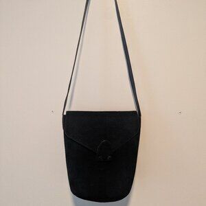 Loeffler Randall | Charming Suede Black Bucket Bag